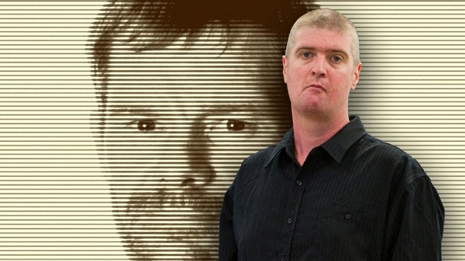 Sergeant Don Wilkinson, shot and killed in Mangere in 2008, and his killer John Ward Skinner (inset). Composite photo / NZME
