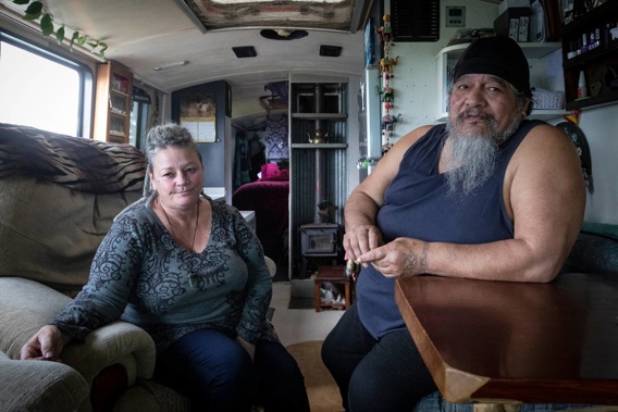 Tanya and Rick never thought their house bus would be permanent. Photo / Andrew Warner.