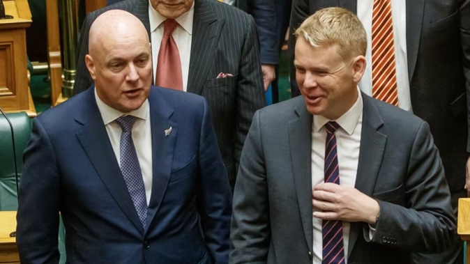 Prime Minister Christopher Luxon and Labour leader Chris Hipkins. Photo / Mark Mitchell