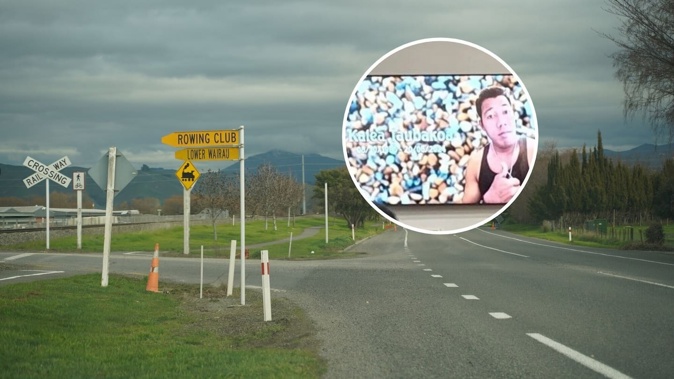 RSE worker Kaiea Taubakoa was killed last year when a truck ploughed into the van he was in on SH1 near Blenheim. The workers, several of whom were injured, were on their way to prune grapes having arrived in Marlborough a week earlier. Photo / William Woodworth, Inset / Supplied