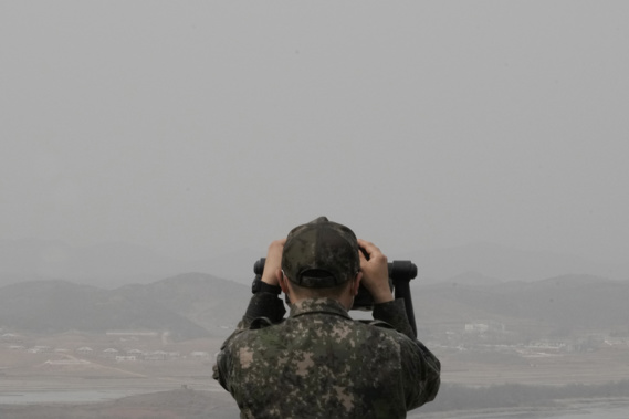 North Korea said Friday its cruise missile launches this week were part of nuclear attack simulations that also involved a detonation by a purported underwater drone as leader Kim Jong Un vowed to make his rivals "plunge into despair." Photo / AP