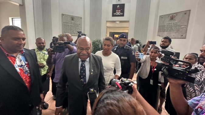 The newly elected prime minister of Fiji Sitiveni Rabuka Photo / RNZ / Koroi Hawkins
