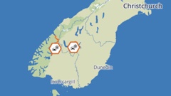 Late season snow is bound for Canterbury this week, with road snow warnings in place from Wednesday through Thursday, November 21. Photo / MetService
