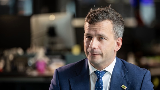 Associate Education Minister David Seymour today launched a new data portal aimed at addressing attendance rates. Photo / Michael Craig