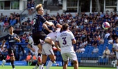 Sam Cosgrove of Auckland FC scores a goal, Auckland FC v Perth Glory FC, round 20 A-League men’s football match at Go Media Stadium, Auckland, New Zealand on Sunday 8 March 2026. Photo / Photosport