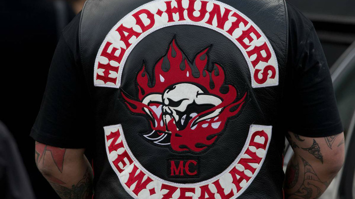 Head Hunters patch. (Photo / NZ Herald) 
