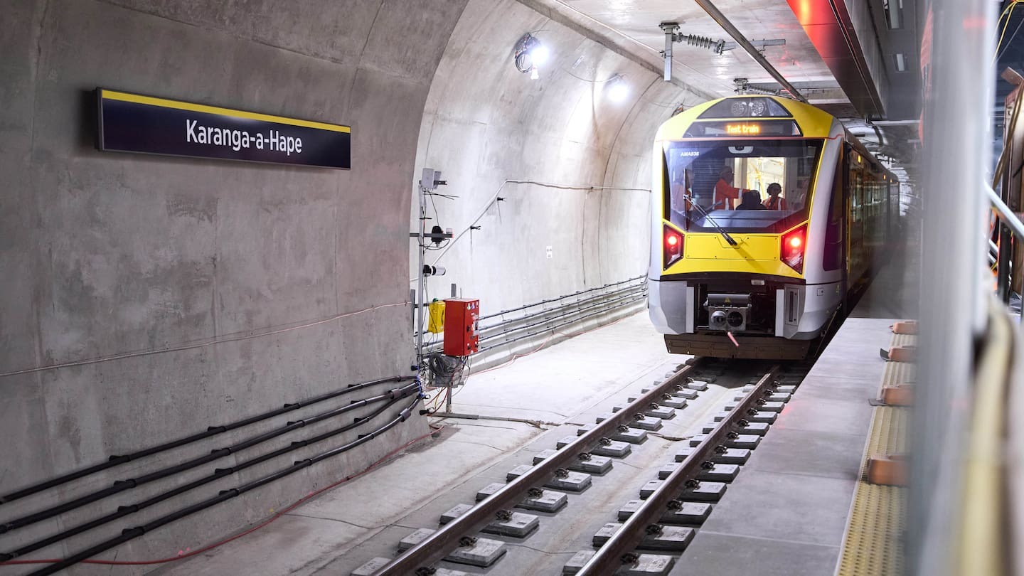 City Rail Link's access panels and tunnel fire doors have tested negative for asbestos.