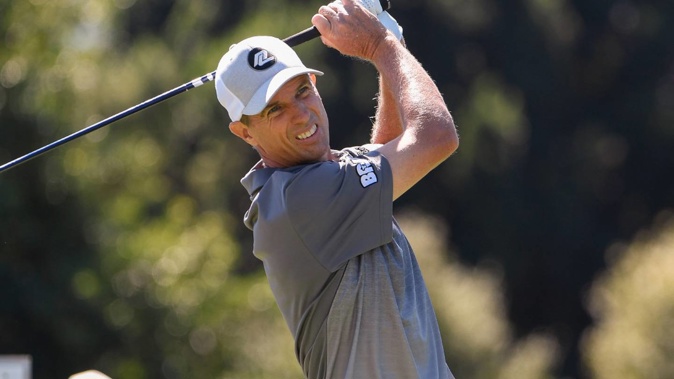 Steven Alker during the final round of the TimberTech Championship. (Photo / Getty)