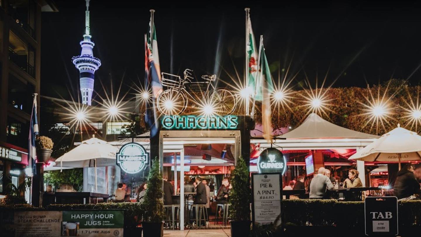 O'Hagan's Irish Bar in Auckland's CBD has been listed as a location of interest on January 30 between 8pm and 1am.