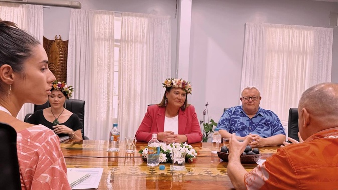 New Zealand Deputy Prime Minister and National MP Gerry Brownlee in Rarotonga. Photo / Supplied