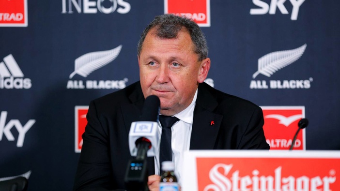 All Blacks coach Ian Foster looks on during a press conference following the International Test match between the New Zealand All Blacks and Ireland. (Photo / Photosport.co.nz)