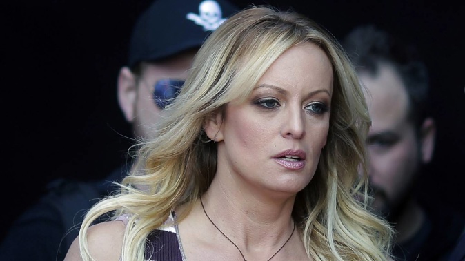 Adult film actress Stormy Daniels has spoken out about her concerns for a new president who could be even "worse" than Donald Trump. Photo / AP