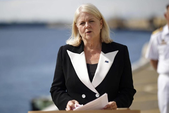 Australia's Minister for Home Affairs Karen Andrews. (Photo / AP)