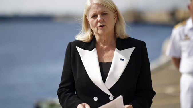 Australia's Minister for Home Affairs Karen Andrews. (Photo / AP)