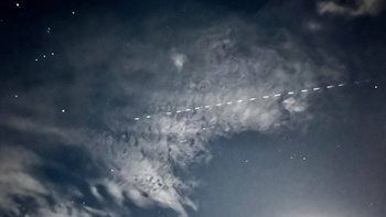 SpaceX Starlink satellites spotted above Auckland