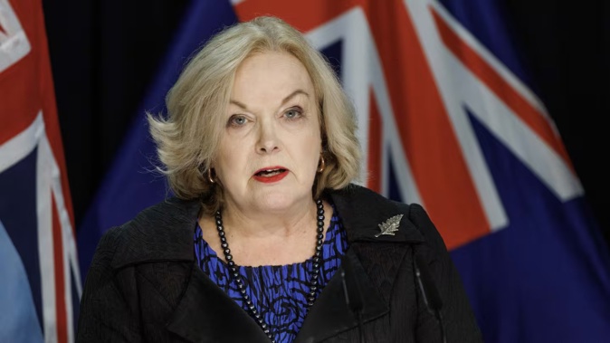 Defence Minister Judith Collins was hospitalised this week with vertigo. Photo / Mark Mitchell