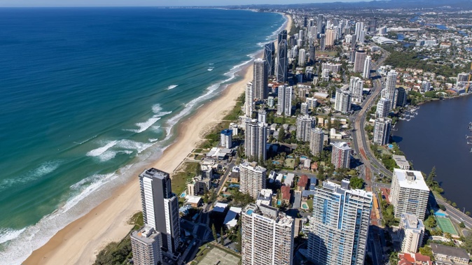 The council manager is working remotely from the Gold Coast in Queensland. Photo / Tourism and Events Queensland