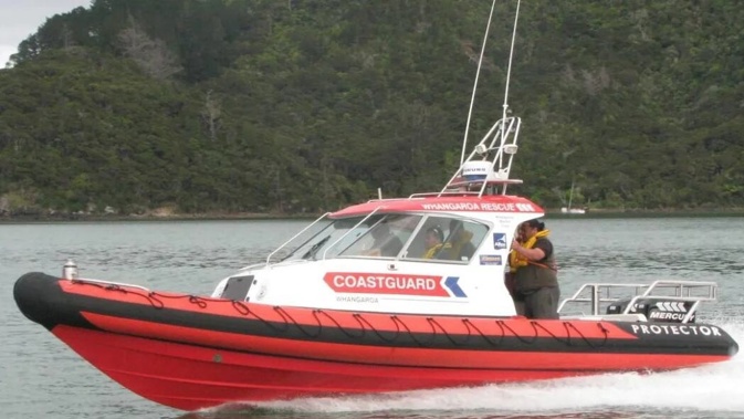 Nearby boaties, including off-duty volunteers, brought the victims to shore. Photo / Supplied