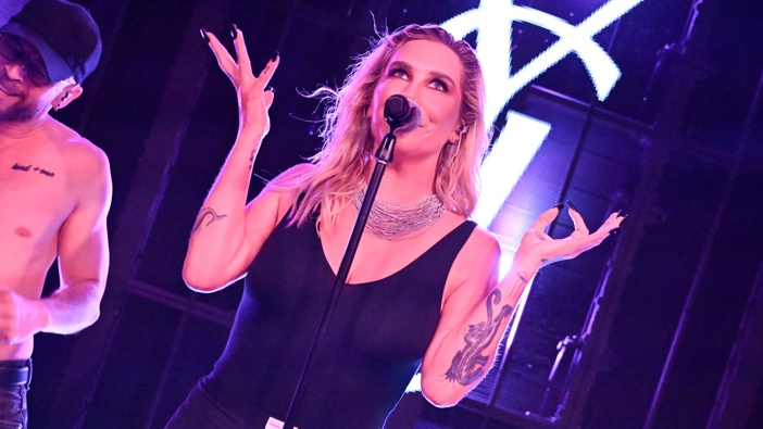 Kesha at the YSL Beauty Candy Club on February 06, 2025 in New York, New York. (Photo by Gilbert Flores/WWD via Getty Images)
