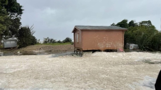 Flooding in Buller on the West Coast on Monday. (Photo / Supplied)