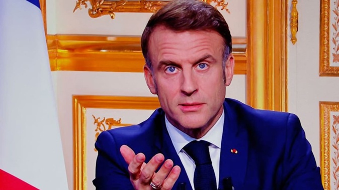 French President Emmanuel Macron. Photo / AFP