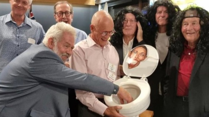 This photo sparked furore online but the Rotary Club who posted it say it's been badly misinterpreted.