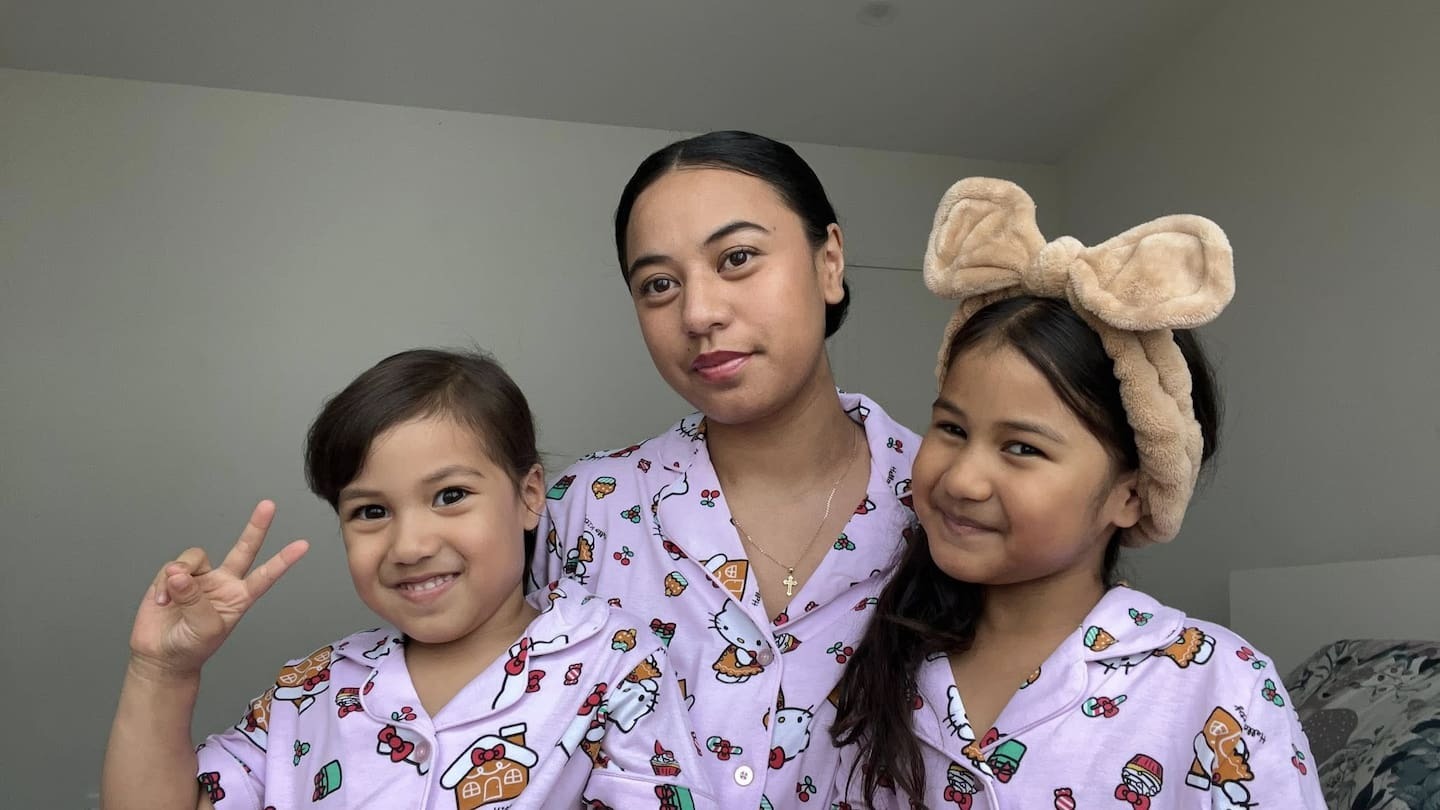 Twenty-five-year-old Sariah Nesbit is the proud mum of “two beautiful daughters”. Photo / Supplied