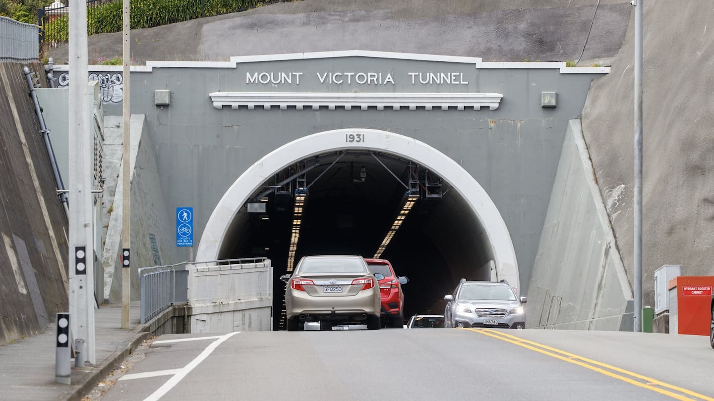 The current Mt Victoria Tunnel in Wellington. Photo / Mark Mitchell