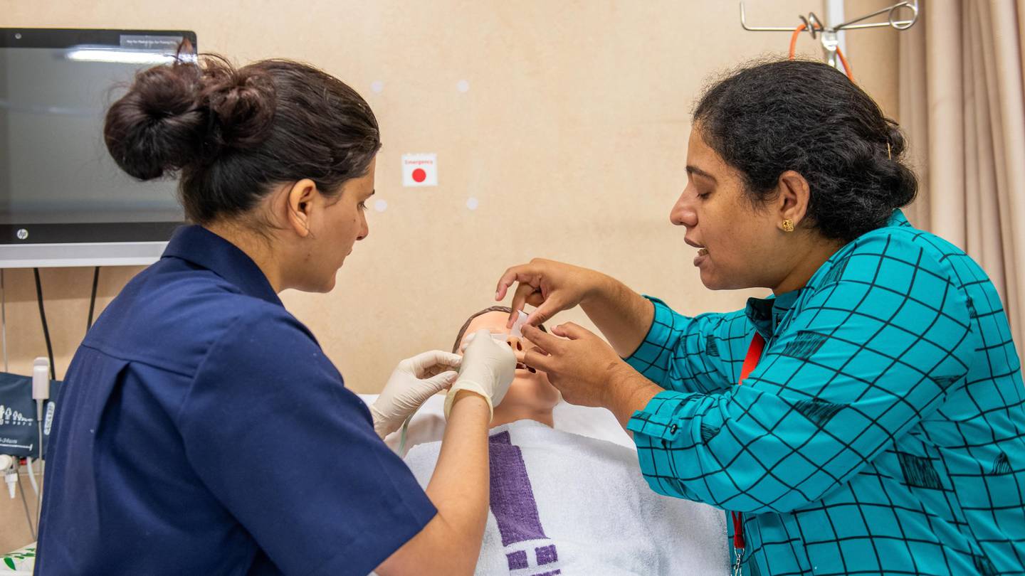 A nurse in training at UCOL Whanganui. (Photo / Supplied, File)