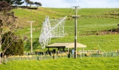 The downed pylon near Kaipara. Photo / Michael Craig