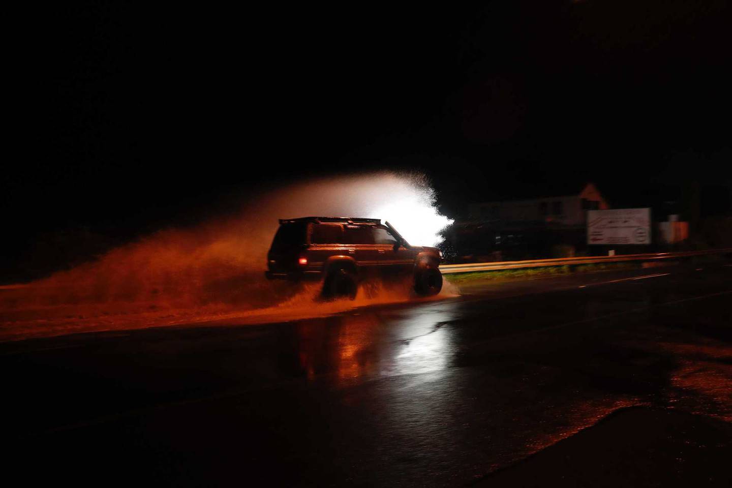 Surface flooding in Kumeu. (Photo / Dean Purcell)