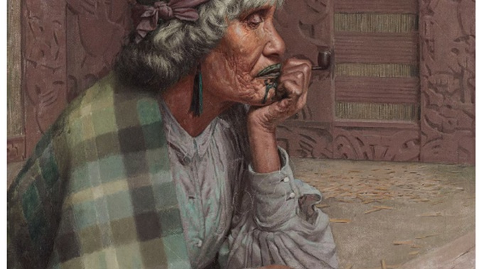 Charles F. Goldie's painting, 'Reverie, Ena te Papatahi, a Ngapuhi Chieftainess (Ina Te Papatahi, Ngā Puhi)', was sold for $1.8 million.