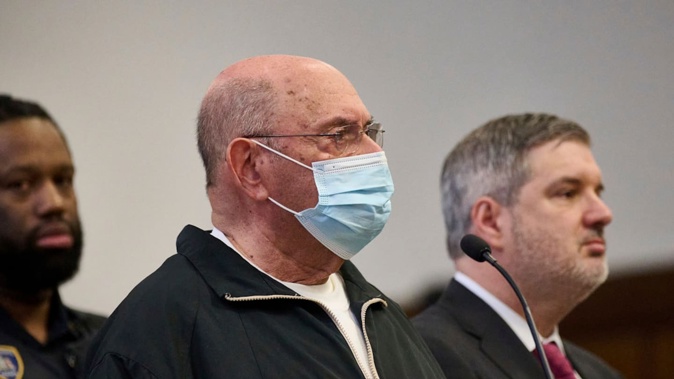 Former Trump executive Allen Weisselberg stands in court for sentencing this week in New York. Weisselberg was sentenced to five months in jail for lying under oath during his testimony in the civil fraud lawsuit brought against the former president by New York’s Attorney General. Photo / Curtis Means, Daily Mail via AP, pool