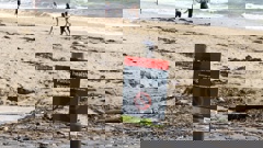 Public health warning sign at Takapuna Beach, Auckland. Picture / Brett Phibbs