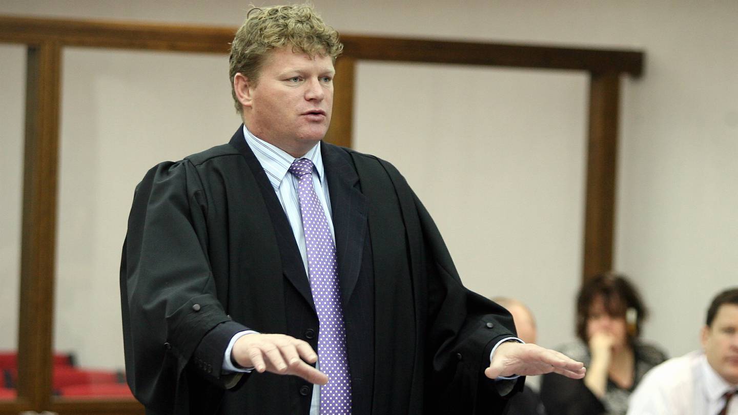 Mark Bullock, pictured during a 2008 manslaughter trial, is in a serious condition in Wellington Hospital's ICU after being assaulted in the Whanganui CBD during the weekend. Photo / Stuart Munro