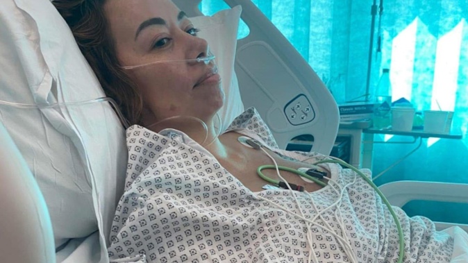 Jacqui Siou in Wellington Hospital in February.