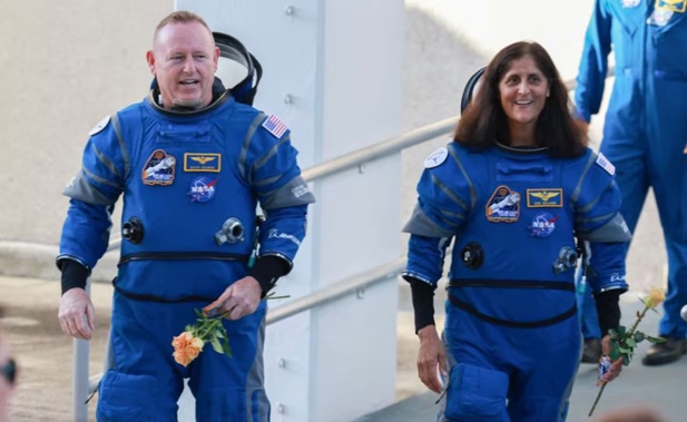 Nasa's two astronauts Butch Wilmore (left) and Suni Williams will need to return to Earth on a SpaceX vehicle early next year. Photo / Getty Images