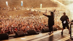 Savage performing on the main stage at Rolling Meadows in 2023. Photo / Rolling Meadows NZ