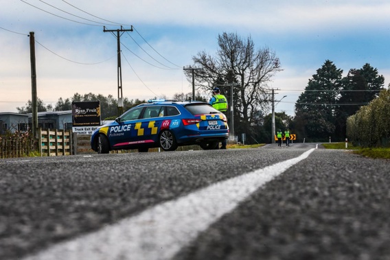 Police are investigating a fatal crash on Georges Rd, Havelock North (between Havelock and Te Aute roads) about 4.30pm on Monday. Photo / Paul Taylor