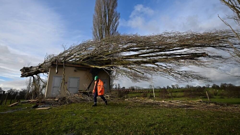 Storms Goretti and Elli wreak havoc across Europe, leaving at least 13 dead