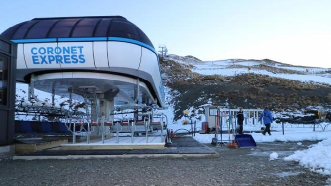 Coronet Peak ski area manager Nigel Kerr says power supply failures are posing a massive health and safety risk for NZSki's customers, and he fears a "perfect hypothermic storm". Photo / Paul Taylor