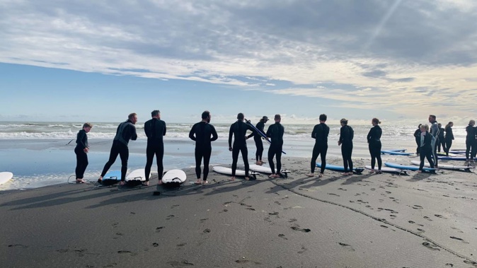 Surfing for Farmers is proving popular in Whanganui.