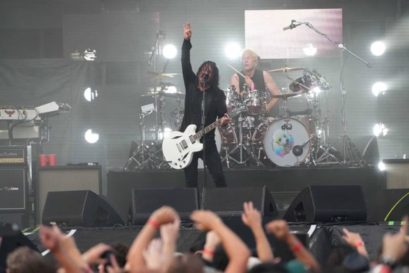 The Foo Fighters perform at Mt Smart Stadium in Auckland on Saturday 20 January 2024. Photo / Cameron Pitney