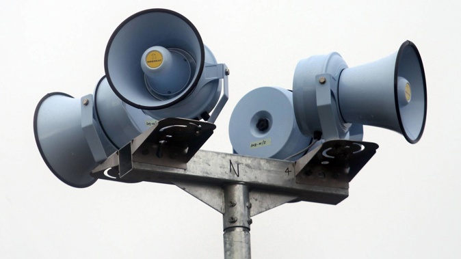 Thieves and vandals are targeting tsunami sirens in west coast areas of Auckland. Photo / File