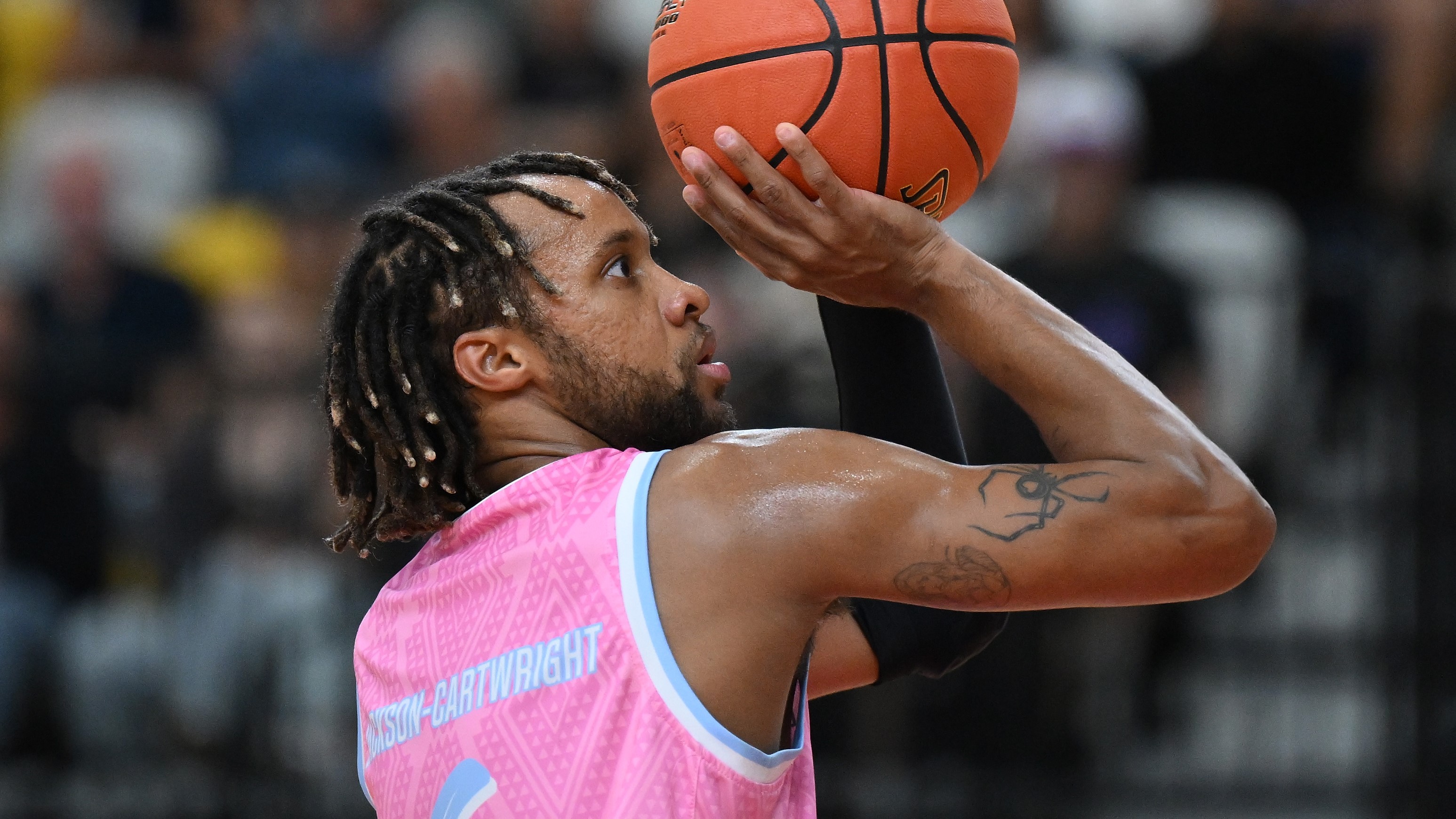 Parker Jackson-Cartwright of the Breakers shoots from the free throw line during the 2024 NBL Blitz match between New Zealand Breakers and Adelaide 36ers at Gold Coast Sports and Leisure Centre on September 11, 2024 in Gold Coast, Australia. (Photo by Matt Roberts/Getty Images)
