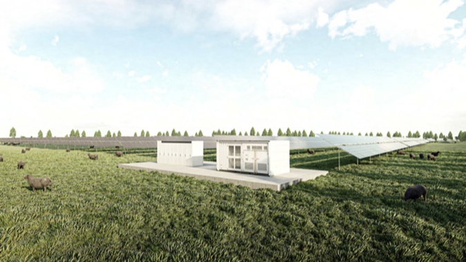 Lodestone Energy's first solar energy farm at Kaitaia will be producing electricity next year. Image / Supplied