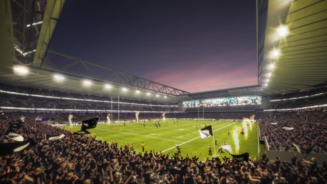 Eden Park's capacity would lift to 60,000 under the 2.0 vision. Image / Eden Park Trust