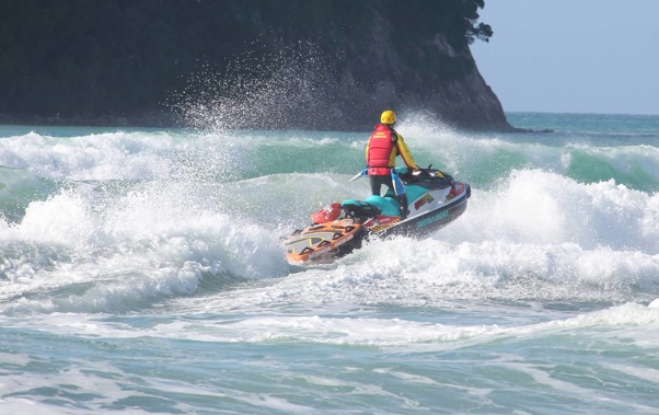 A rescue search is believed to be underway at a beach in Whangamatā. (Photo / Brian Pittams)