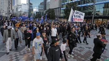 'Not Kiwi, nor Christian': Police Minister condemns Destiny Church's 'vile rhetoric' at protest