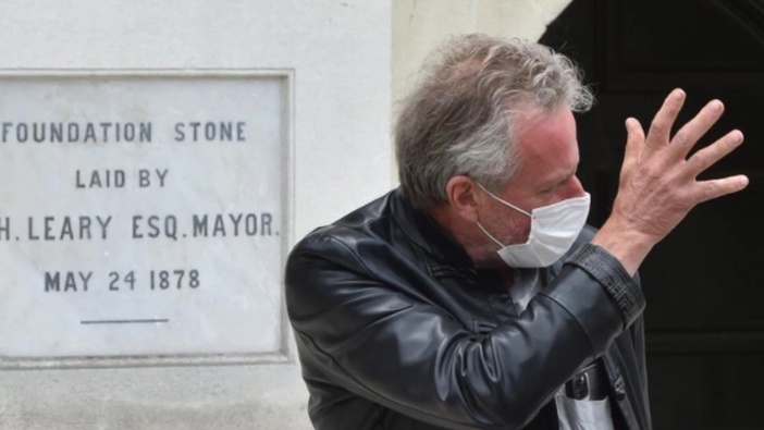 A trespass notice has been issued against a Dunedin city councillor who tried to attend a council meeting without a Covid-19 vaccine pass. (Photo / Gregor Richardson)